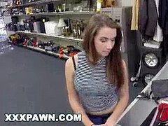 hardcore PAWN - Desperate babe Naomi Alice Gets pulverized In A Pawn Shop For Quick Cash