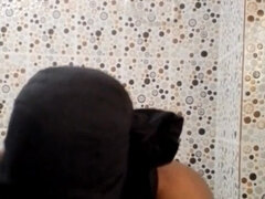 Amatoriale, Bagno, Nero, Schizzo di sborra, Masturbazione, Solo