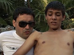 Anal, Gay, Al aire libre, Flaco