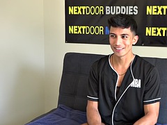 사정 샷, 게이, 라티나, 수음, 근육, 혼자