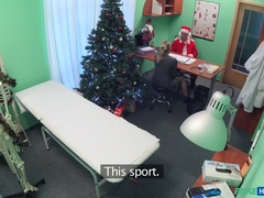 Enthousiasteling, Pijpbeurt, Hondjeshouding, Vingeren, Verpleegster, Kantoor, Uniformpje, Bekijker