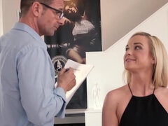 Blondynka, Obciąganie, Mamuśka