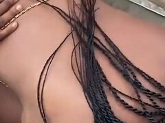 Afrykański, Tyłek, Duży tyłek, Duży kutas, Duże cycki, Czarny, Masaż, Cipka