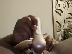 Stimulating My Pussy with Vibrating Wand Amazing Squirting Orgasms