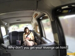 Office romance revenge with London cabby