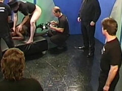 Blasen, Viele männer bespritzen eine frau, Sperma im mund, Spermaladung, Gruppensex, Deutsch, Interrassisch, Milf