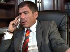 Anal, Blondine, Sekretær