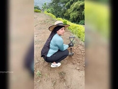 Varanje, Prišlo v usta, Globoko grlo, Obrazno, Kmetija, Hd, Zunaj, Presenečenje