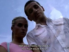 Man invites couple to his place and fucks teen girl for cash