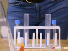 Røvslikning, Pik sutte, Brunette, Pik, Hundestilling, Kkm, Naturlige bryster, Tog