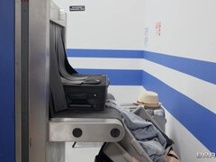 Scarlett Alexis Soaked-Panty Slutting in the Security Line