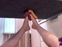 Pies, Dominacion femenina, Masturbacion con pies, Pajear, Casero, Ruso, Juguetes