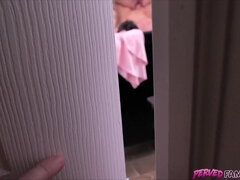 18 jahre, Grosser schwanz, Braunhaarige, Natürlichen titten, Pov, Muschi, Realität, Taboo