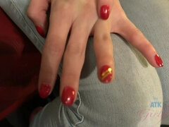 Amateur, Salle de bains, Blonde, Grossier, Pov, Chatte, Maigrichonne, Chaussettes