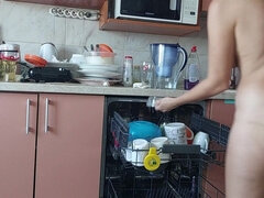 Sensual MILF in the Kitchen Hairy Pussy, Big Tits, Big Ass. Mature Pussy Hair, Big Ass, Big Tits.