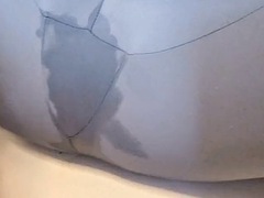 My new kinky piss compilation! Piss in leggings and piss after orgasm - look at my butterfly pussy!