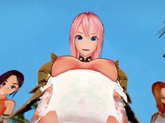 Kukk suging, Sæd i munnen, Futanari