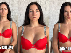 素人, 美人, 茶髪の, フェティッシュ, インドネシア人, 下着, 淫乱熟女, 一人