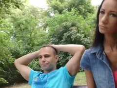 18 jahre, Leie, Gehörnter ehemann, Europäisch, Geld, Im freien, Pov, Realität