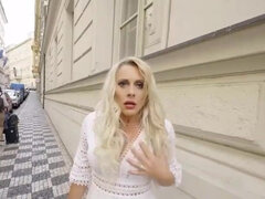 Blondin, Avsugning, Fetisch, Mogen, Naturliga tuttar, Orgasm, Stockings, Fru