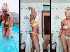 Amatéri, Blondína, Homemade, Spodná bielizeň, Dospelé, Milf  mčbp, Mamina, Sólo