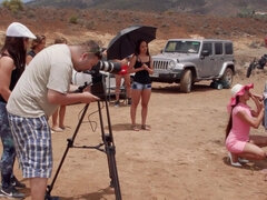 Anál, Kuřba, Brunetka, Na psíka, Hd, Prirodzené prsia, Vonku