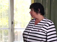 Europærer, Fransk, Bedstemor, Hårdt, Billig tøs, Vintage