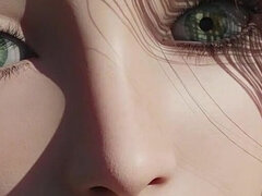 18 anos, Tridimensional, Pauzão, Jogo, Namorada, Beijar, Adolescente, Tetas