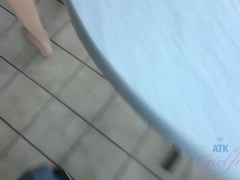 Rubia, Lencería, Perforación, Pov, Pezones inflados, Coño, Afeitado, Alto