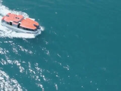 Stor kukk, Barmfager, Dype svelg, Kvinner mann, Hardcore, Utendørs, Rødtopp, Trekant