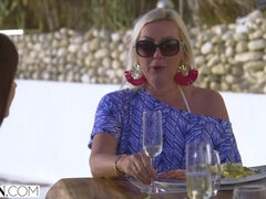 VIXEN College girl Sybil stays with a married couple abroad