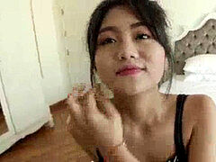 Clean-shaven, thai, nubile