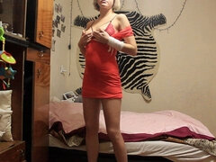 Blond, Europeisk, Fingring, Hd, Onani, Orgasme, Fitte, Alene