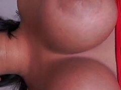 18, Amatorka, Obciąganie, Para, Latynoska, Naturalne cycki, Nastolatki