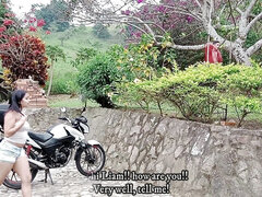 Amatorka, Duży tyłek, Obciąganie, Wytrysk, Tatuś, Latynoska, Na wolnym powietrzu, Hiszpański