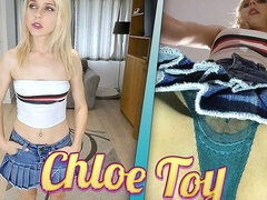 18, Brytyjski, Słodka, Majtki, Drobna, Spódnica, Solo, Nastolatki