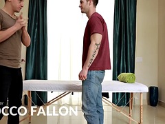 Erotic massage with big dick and fucking for sexy muscular handsome guy