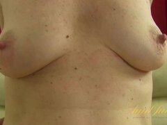 Blondynka, Puma, Dildo, Mamuśka, Majtki, Drobna, Cipka, Cycki