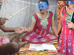 약간 뚱뚱한, 사정 샷, 인도인, 랑제리, 선생