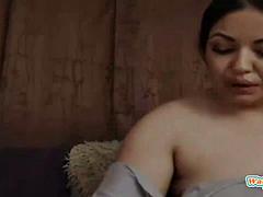 Amateur, Chica, Tetas grandes, Morena, Gordita, Solo, Tetas, Camara web