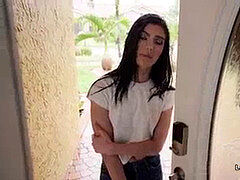 Kukk suging, Brunette, Par, Utendørs, Offentlig, Realitet, Tenåring, Kikker