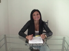 Adela casting blowjob hardcore