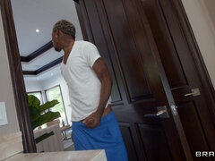 Rumpe, Store pupper, Svart, Kukk suging, Raseblandet, Barbert, Stramt, Våt