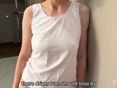 Russian Teen Arina Mills Gets Fucked Doggystyle on Sofa - Cheating Wife POV with English Subs