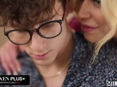 Busty Blonde MILF Spencer Scott Teaches Young Pupil How To Release Stress With Hot Sex