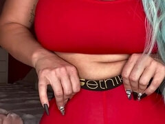 Américain, Gros cul, Gros seins, Blonde, Mère que j'aimerais baiser, Chatte, Solo, Nénés