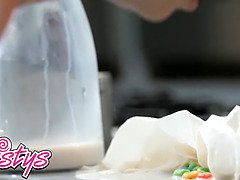 (Olivia Blu) Teaches A Lesson To Her Stepdaughter (Tali Dova) About Cleanliness