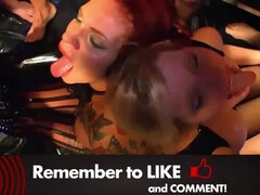 Anál, Blondýna, Prsatá, Stříkání spermatu, Na obličej, Gangbang, Německé, Hardcore