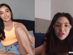 Brunette brune, Doigter, Masturbation, Rasée, Maigrichonne, Solo, Adolescente, Webcam