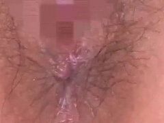 Anal Twitching Masturbation with a Perfect View of the Number of Contractions and Wrinkles in the Squat Butt Hole.